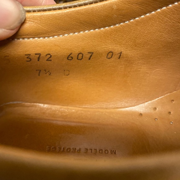 J.M. Westin Aged Leather Wingtip Laced Oxfords - Picture 8 of 11